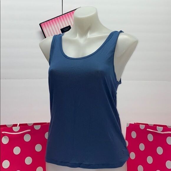 🔥 VICTORIA SECRET Pink tank top sz Xs New - Picture 2 of 4